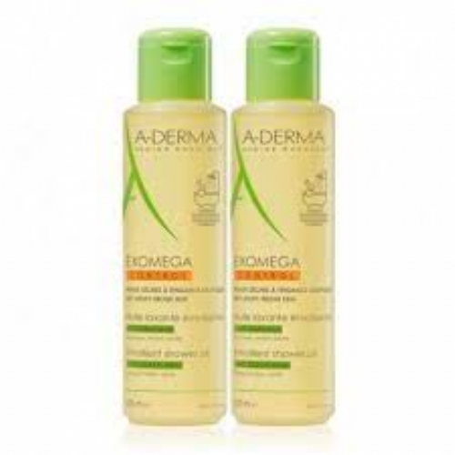 A-derma exomega aceite limpiador pack doble