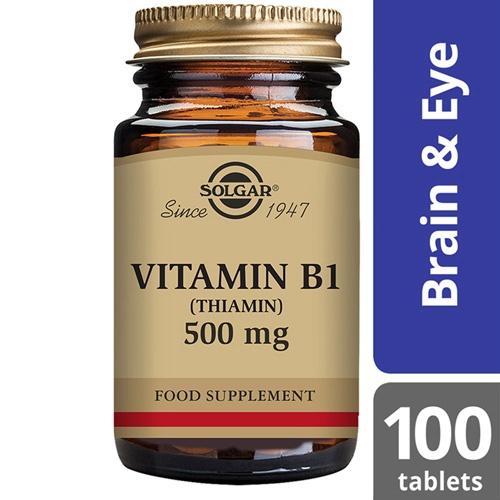 Vitamina b1 100mg solgar 100 capsulas