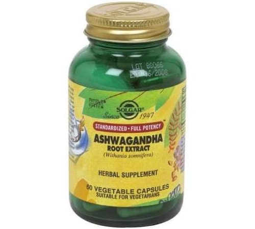 Ashwaganda 60 vegicaps solgar