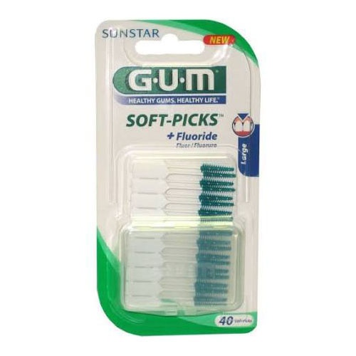 Soft picks - gum 634 m40 (largo 40 u)