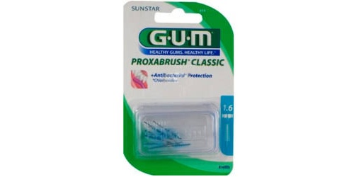 Cepillo interdental recambio - gum 614 proxabrush (1.6 conico 8 u)