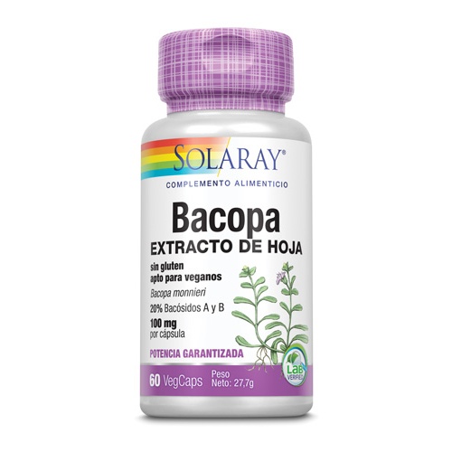 Solaray bacopa 100 mg 60 vegcaps