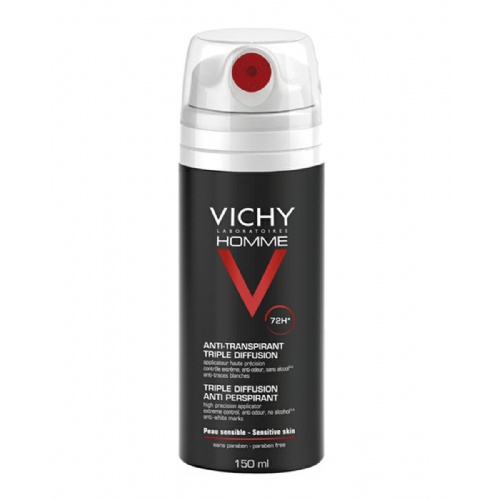 Vichy homme antitranspirante spray 72h 150ml