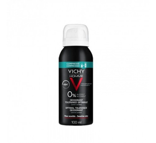 Vichy homme desodorante tolerancia optima 48 h comprimido (1 envase 100 ml aerosol)