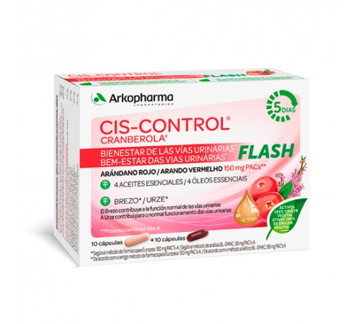 Cranberola ciscontrol flash arandano (20 capsulas)