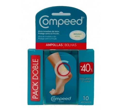 Compeed ampollas - hidrocoloide (t- med 10 u)