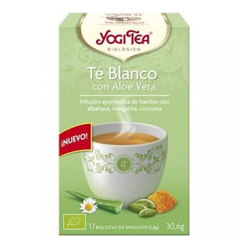 Yogi tea te blanco aloe vera 17inf