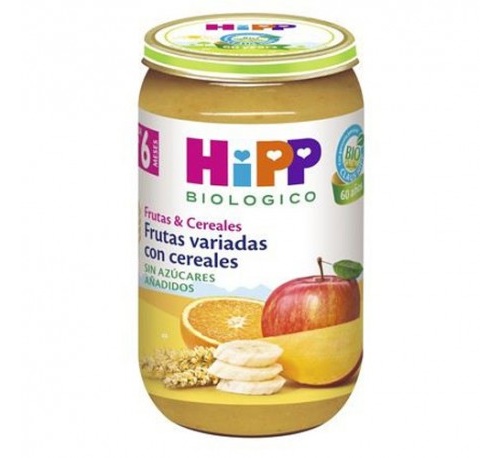 Hipp potito frutas variadas cereales 250mg