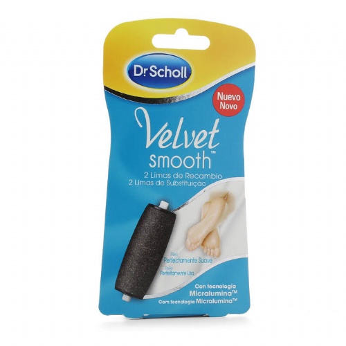 Dr scholl velvet smooth - lima electronica diamond crystals (2 u recambio)