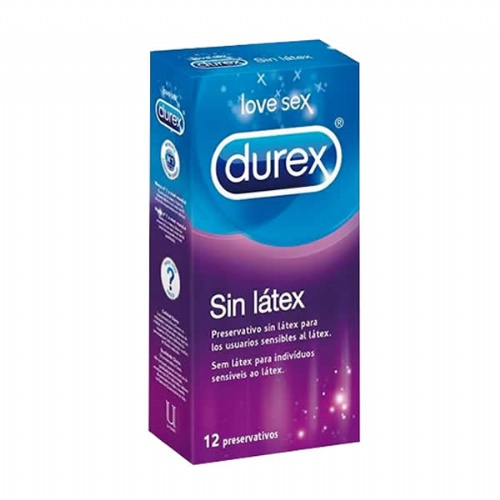 Durex sin latex - preservativos (12 u)