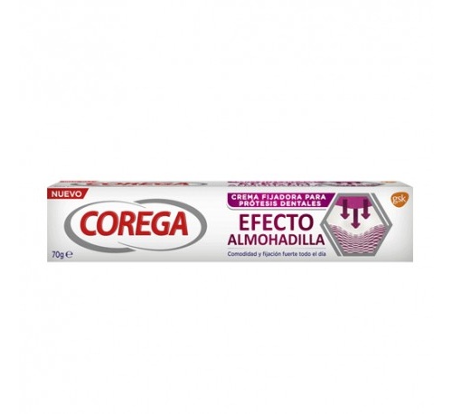 Corega efecto almohadilla - adhesivo protesis dental (70 g)