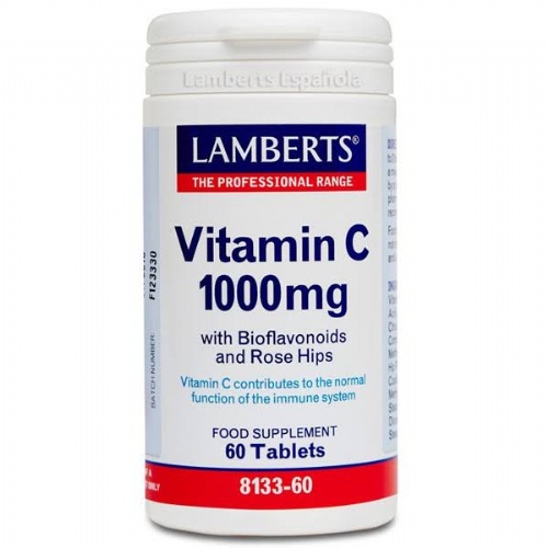 Vitamina c 1000 mg 60 comp (lamberts)