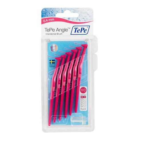 Cepillo interdental tepe angle 0,4 rosa