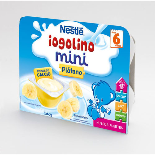 Nestle yogolino mini platano (6 tarrinas 100 g)