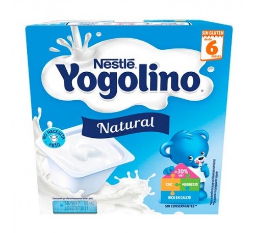 Nestle yogolino (4 tarrinas 100 g sabor natural)