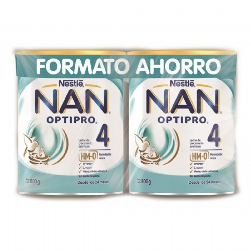 Nan optipro 4 (2 envases 800 g)