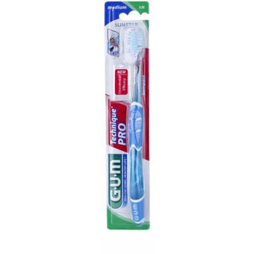 Cepillo dental adulto - gum 528 technique pro (compacto medio)