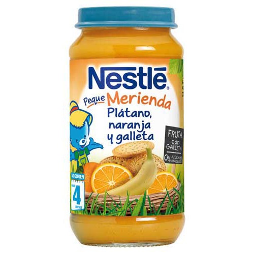 Nestle platano naranja galleta (1 envase 250 g)