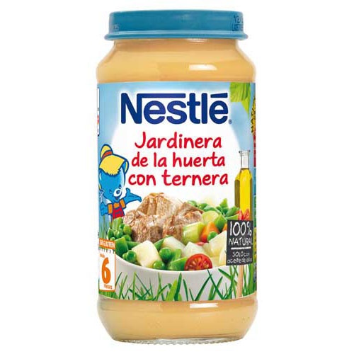 Nestle jardinera de ternera (1 envase 250 g)