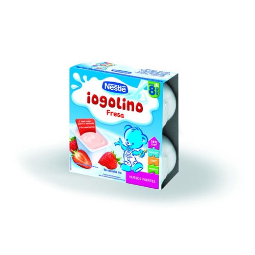 Nestle yogolino (4 envases 100 g sabor fresa)