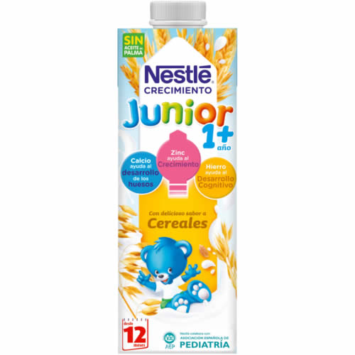 Nestle junior crecimiento 1 + cereales (1 brick 1000 ml)