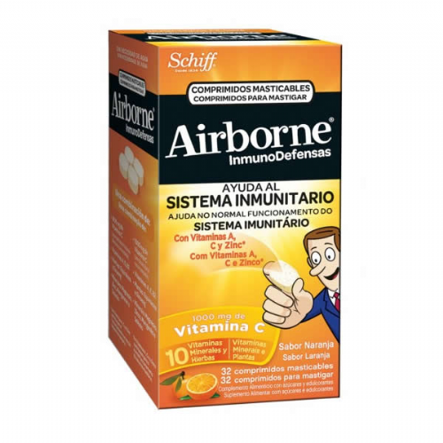 Airborne (inmunodefensas) (32 comprimidos masticables sabor naranja)