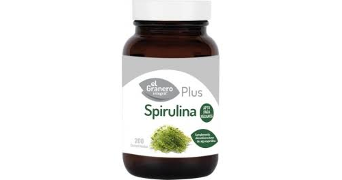 Spirulina 390mg 200cp (el granero)