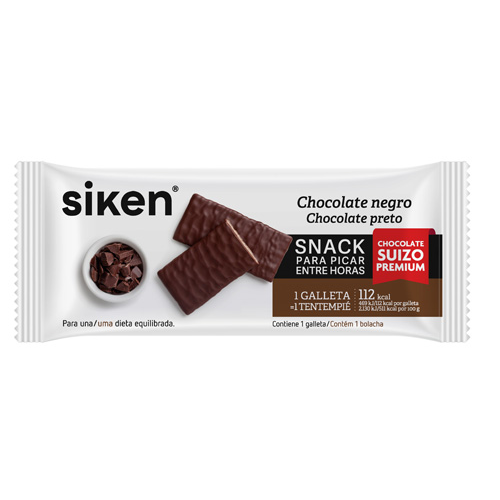 Siken form (1 galleta 22 g sabor chocolate negro)