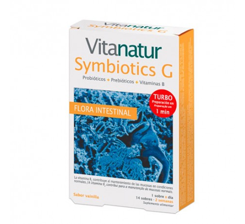 Vitanatur symbiotics g (14 sobres 2,5 g)