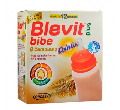 Blevit plus bibe 8 cereales y colacao (1 envase 600 g)