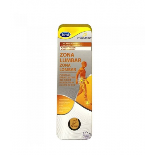 Plantillas zona lumbar - scholl in-balance (talla s 1 par)