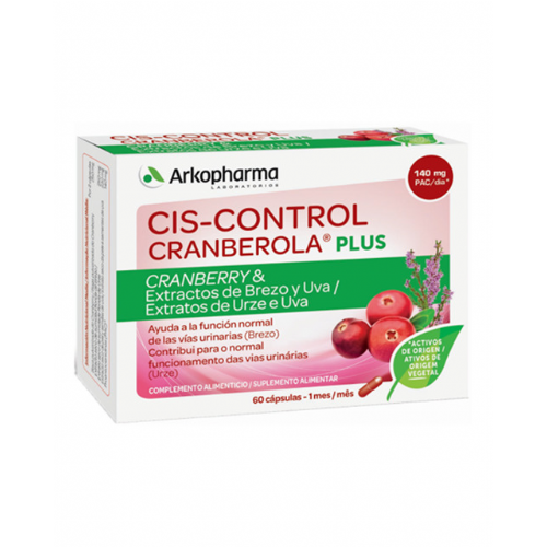 Cranberola ciscontrol plus con brezo (60 capsulas)