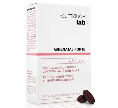 Cumlaude lab: ginenatal forte (30 capsulas)