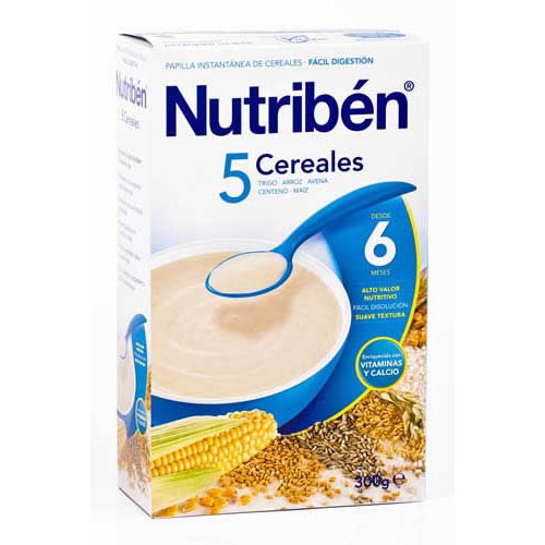 Nutriben 5 cereales (1 envase 300 g)