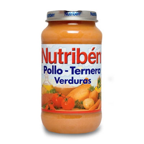 Nutriben pollo ternera verdura (1 potito grandote 250 g)