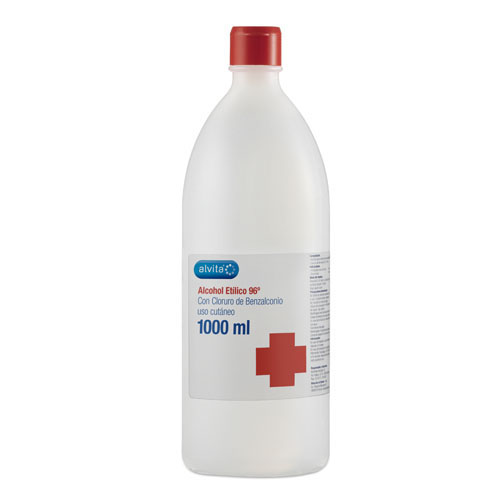 Alcohol 96º - alvita (1 frasco 1000 ml)