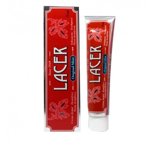 Lacer original mint pasta dentifrica (1 envase 75 ml)