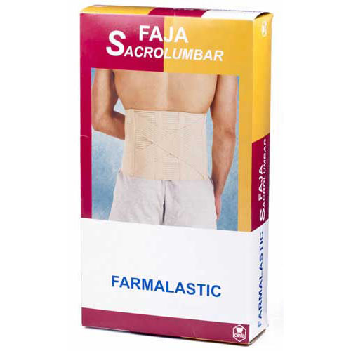 Faja sacrolumbar - farmalastic (contorno cintura 120-130 cm talla 4)