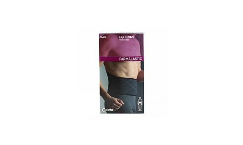 Faja lumbar - farmalastic (reforzada t- 3)