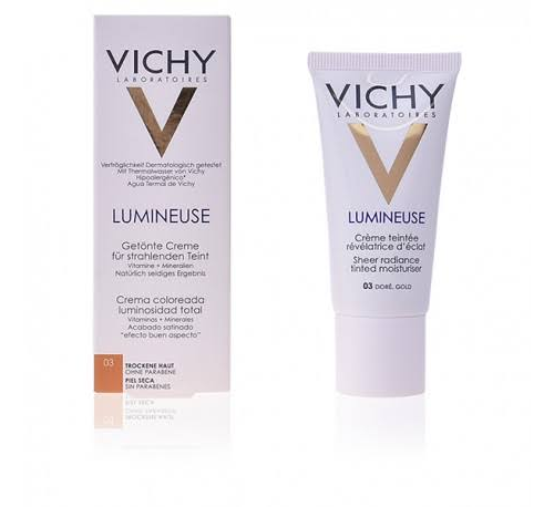 Vichy lumineuse crema p seca (1 envase 30 ml color doré satinee)