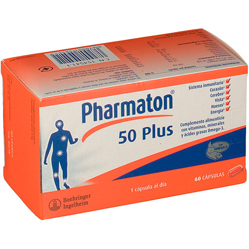 Pharmaton 50 plus (60 capsulas)