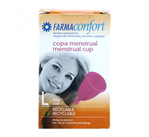 Farmaconfort copa menstrual (1 unidad talla l)