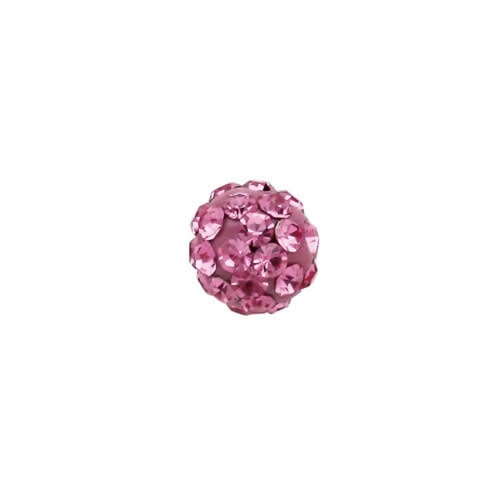 Inverness pendiente acero inoxidable (588c bola rosa cristal 4 mm)