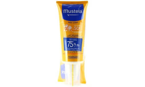 Mustela solar leche corporal