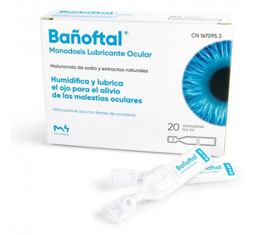 Bañoftal gotas oftalmicas (20 monodosis 0,4 ml)