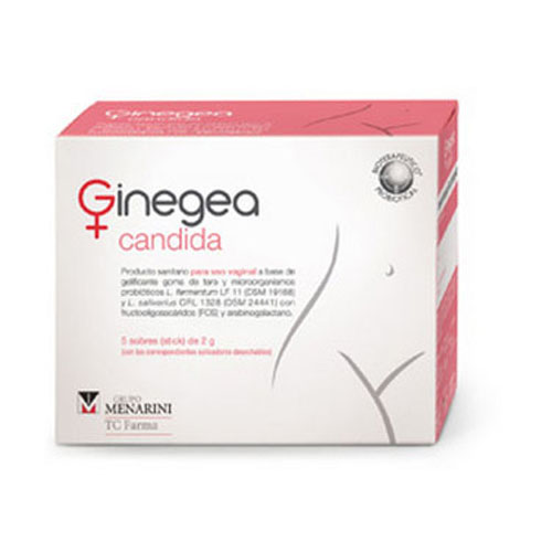 Ginegea candida c/ aplicador (5 sobres + 5 frascos)