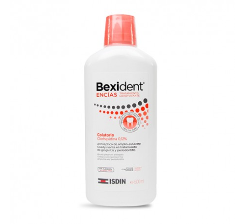 Bexident encias tratamiento coadyuvante - clorhexidina 0,12% (colutorio 1 envase 500 ml)