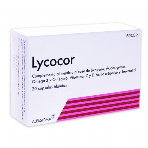 Lycocor (20 capsulas blandas)