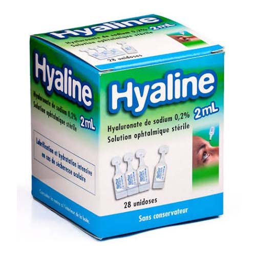 Hyaline solucion oftalmica esteril (28 monodosis 2 ml)