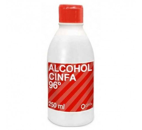 Alcohol 96º - cinfa (1 frasco 250 ml)